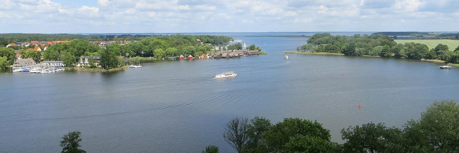 Top 3 Routen mit dem Hausboot an der Mecklenburgischen Seenplatte