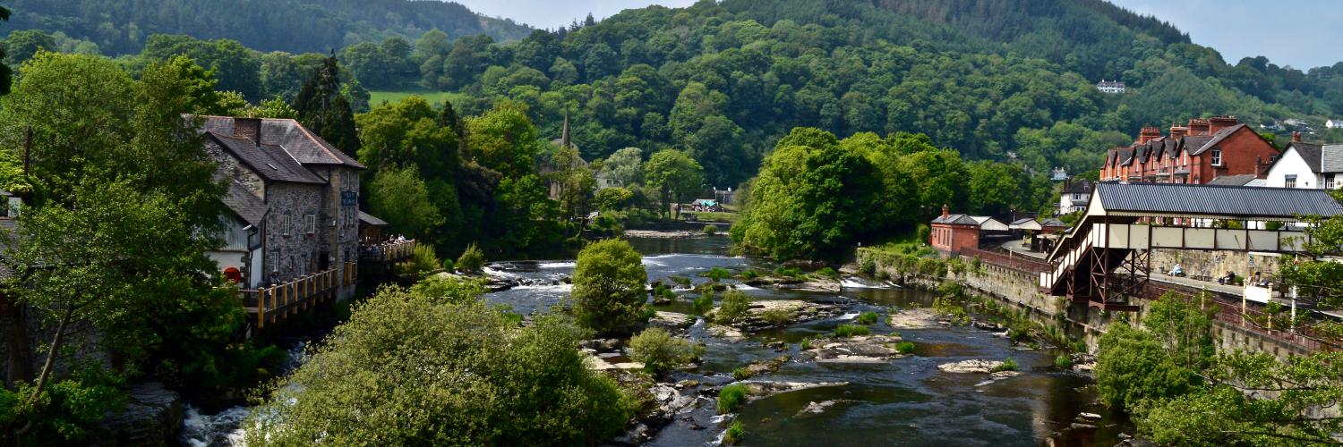 Llangollen in Wales, UK