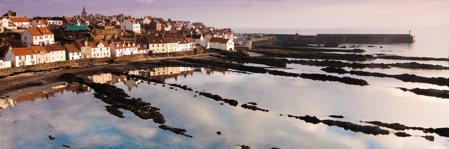 The village of Pittenweem in Scotland