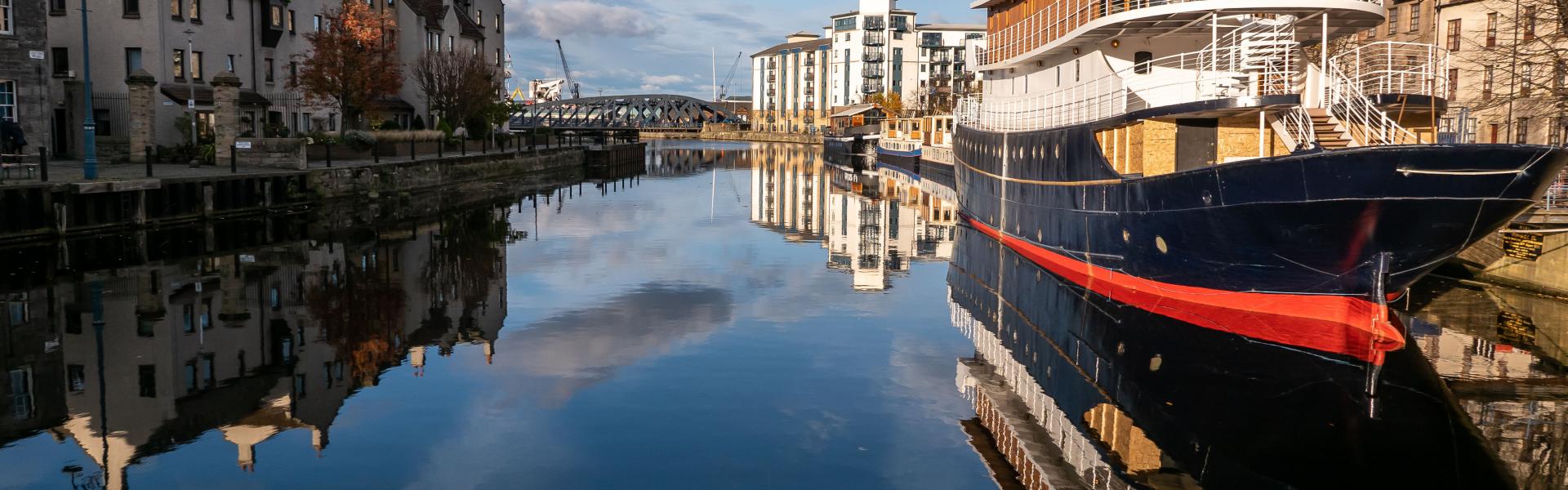 Houseboat in Schottland