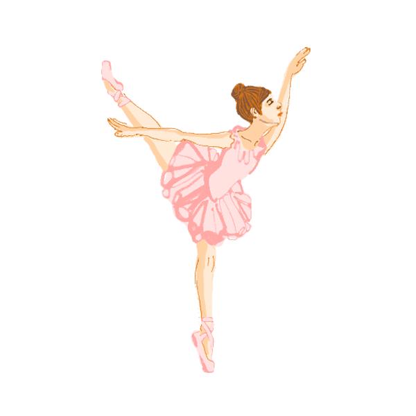 Hand-drawn icon representing the Brighton Ballet Company in Brooklyn