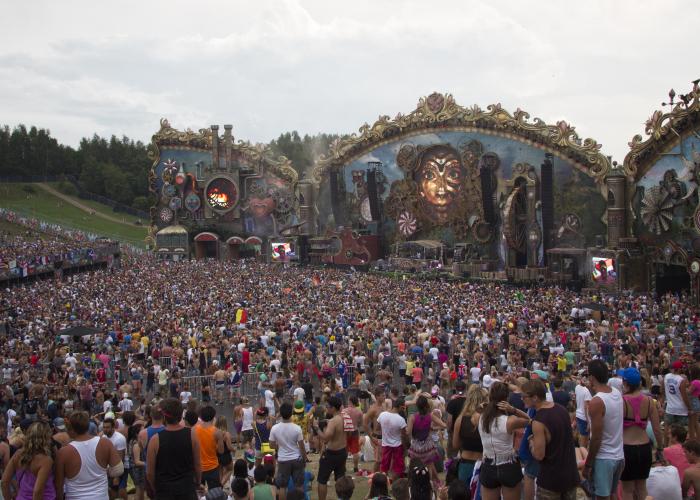 Tomorrowland in der belgischen Gemeinde Boom