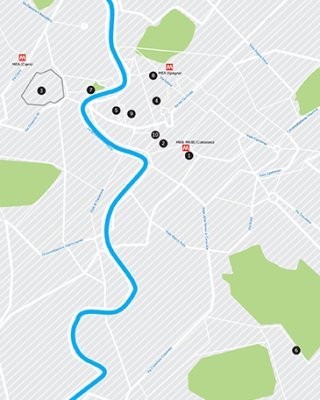 Map of Rome