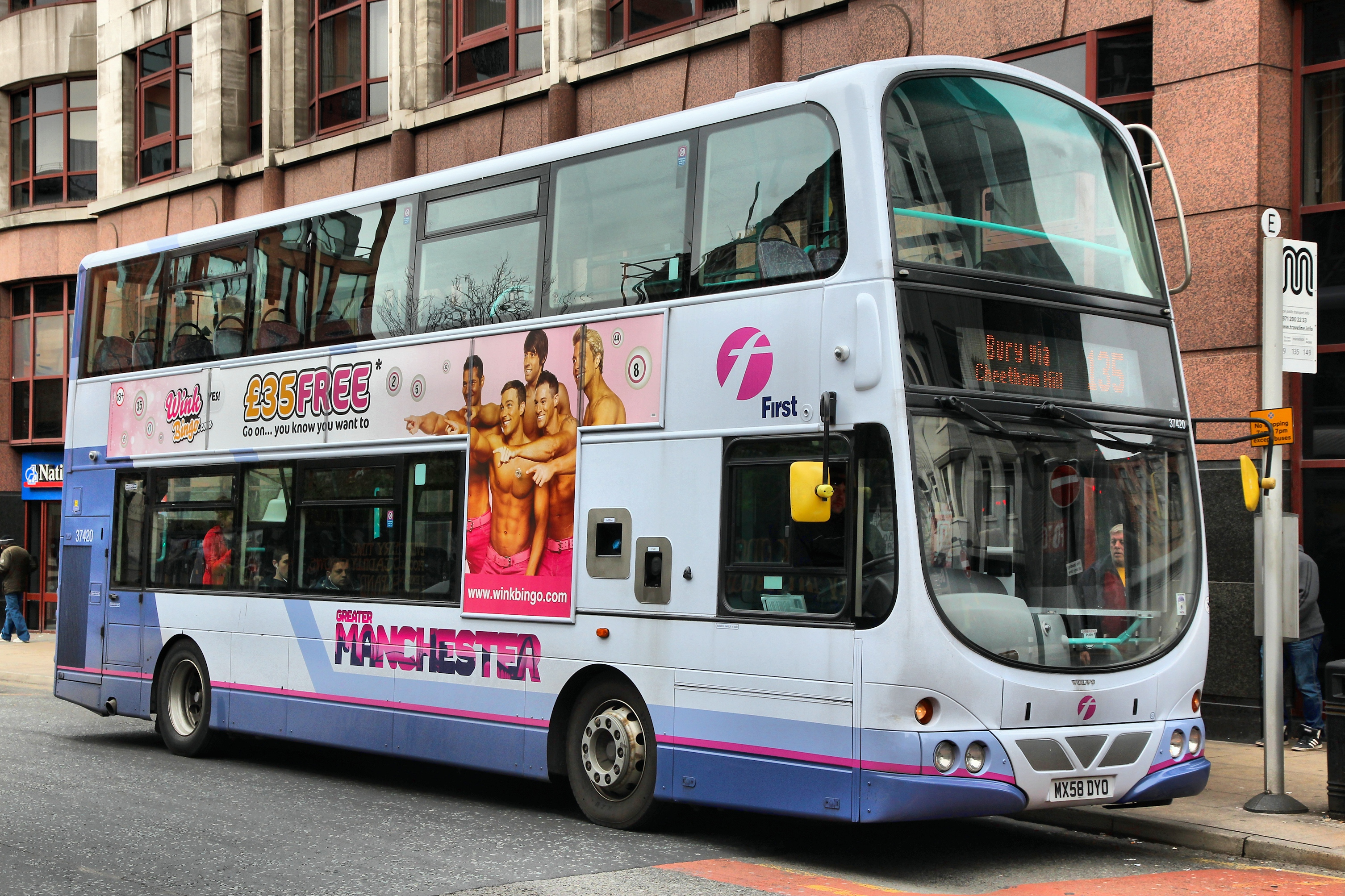 Bus in Manchester