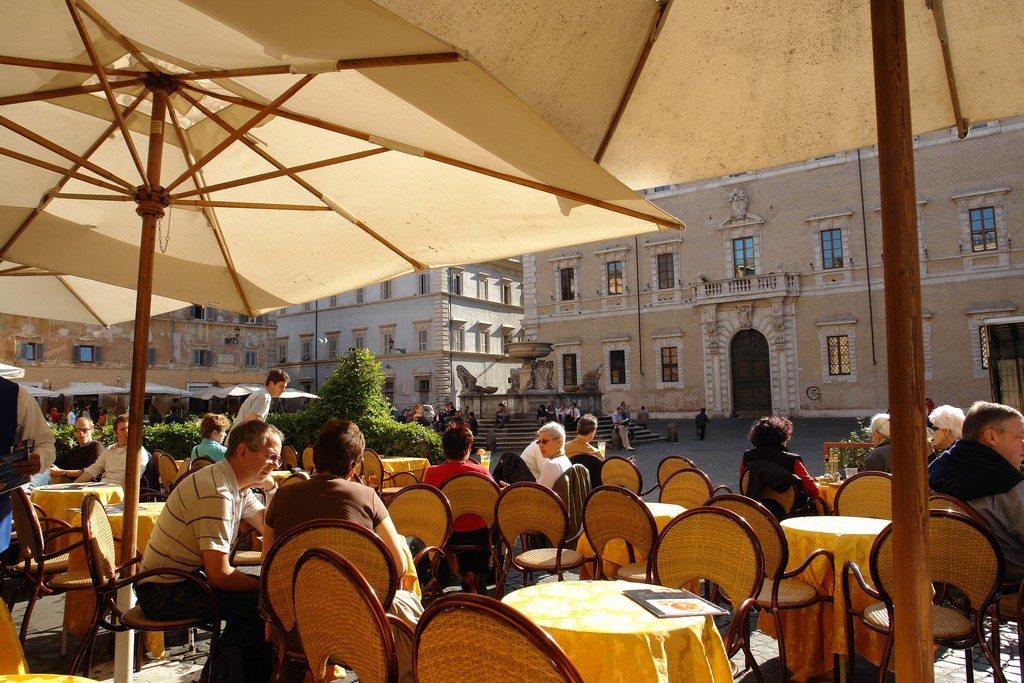 Cafe on Piazza Santa Maria 