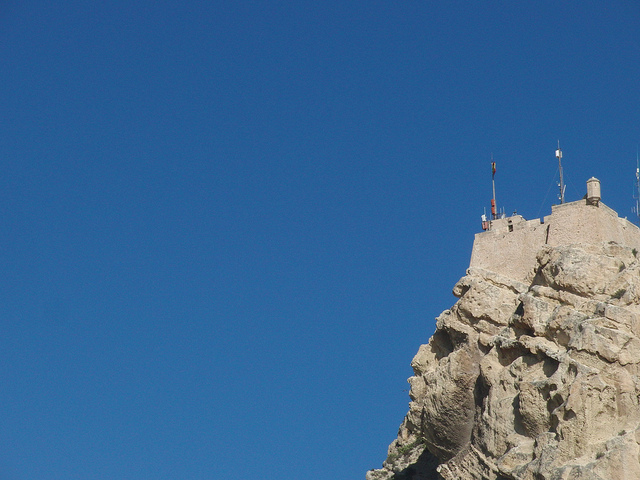 La cara de el moro, Castillo de Santa Bárbara, ALicante La cara de el moro, Castillo de Santa Bárbara, ALicante