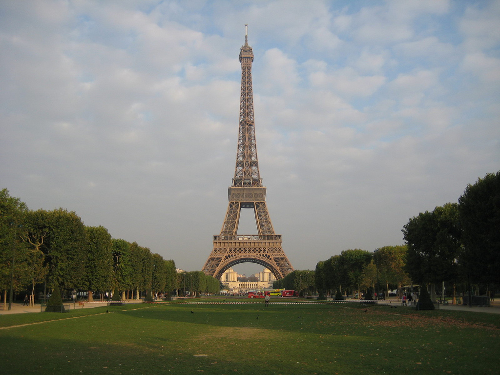 Eiffel Tower. Photo via FlickrCC.