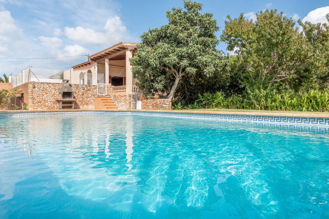 Hauptansicht vom Ferienhaus: Finca Sa Bassa Seca