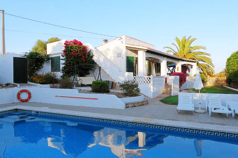 Menorca Haus Charme 13m Pool Blick Strand 6 P