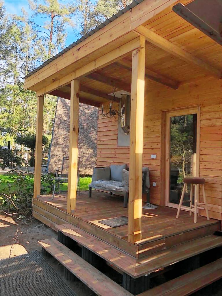 Reetdach Ferienhaus am Lübbesee Sauna Bootsteg neu