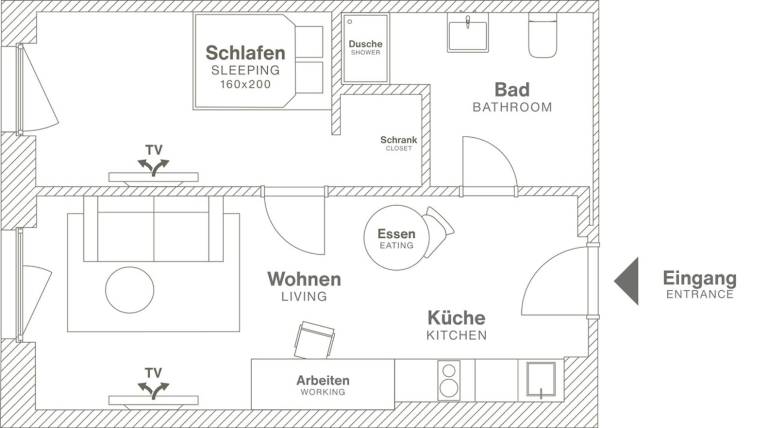 Apartament Schönefeld