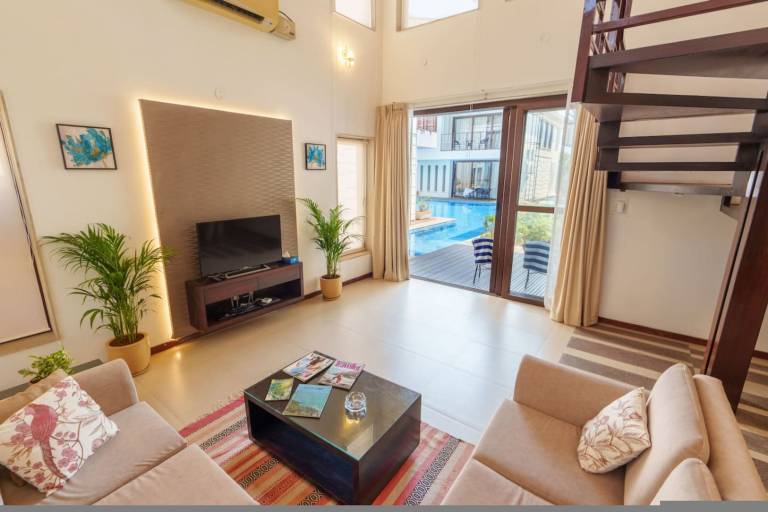 PuraVida Aquasol 3BHK Villa 5 Min Vagator Assagao