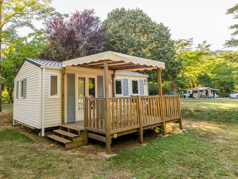 Mobil home 2 chambres CONFORT terrasse semi couverte