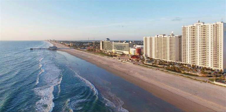 Lovely Resort in Fairfield Daytona Beach At Oceanwalk Condo with Sauna, Pool & Terrace