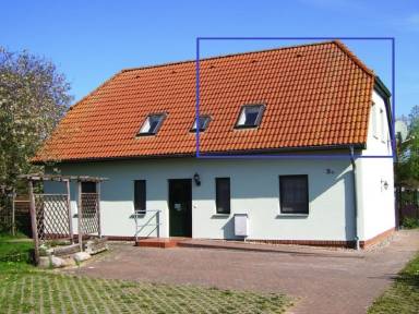 Landhaus am Teich - Saaler - Bodden - Ferienwohnung blau