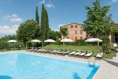 Wohnung in Montepulciano mit Grill & Pool