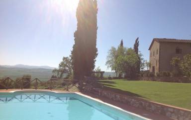 Ferienwohnung in Asciano mit Pool
