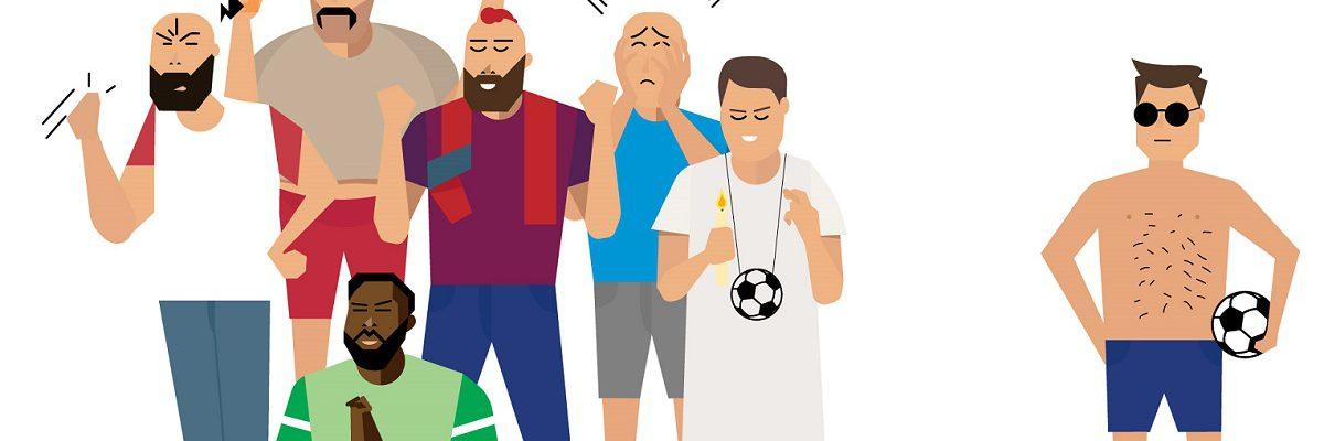 Fußball-WM 2018: Verschiedene Typen von Fußballfans - Wimdu