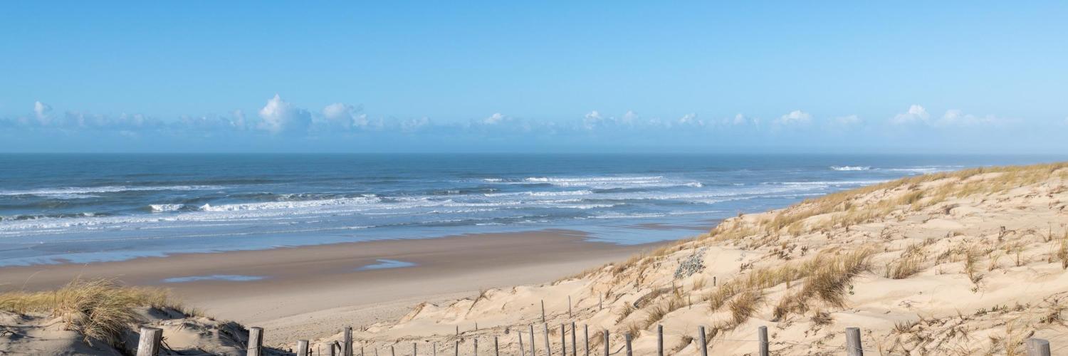 La plage Sud de Lacanau