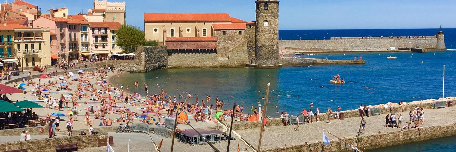 La plage de Collioure