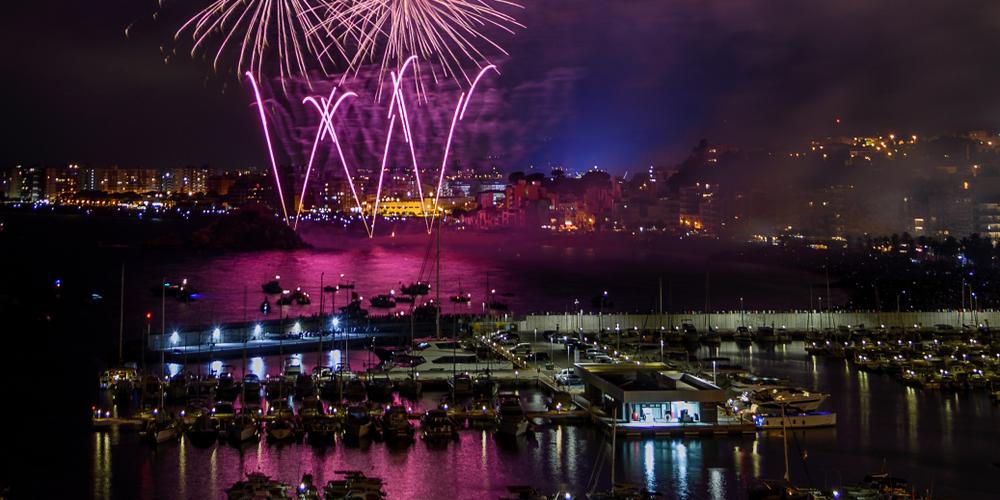 Vuurwerk in Blanes