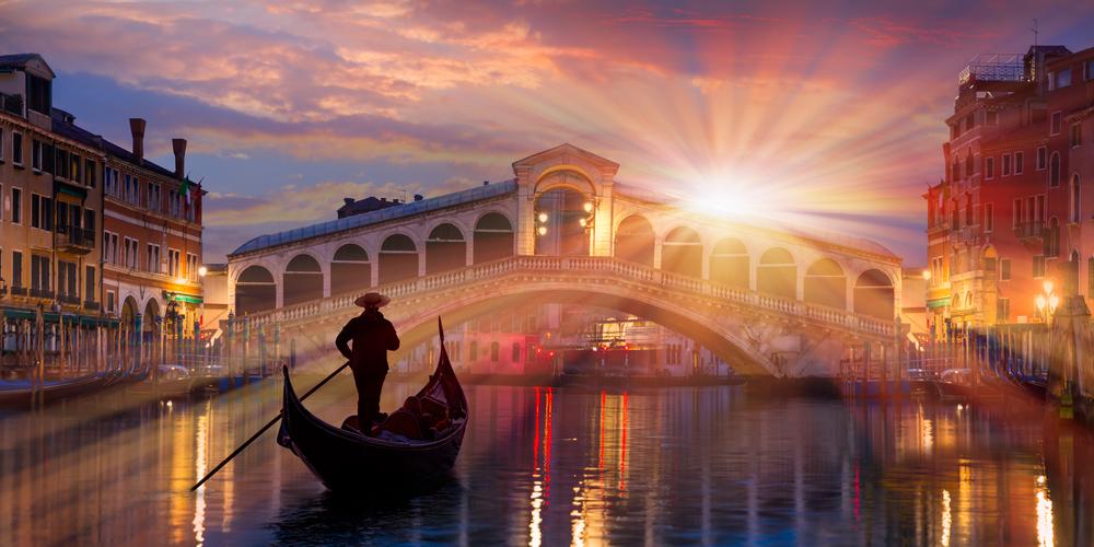 Venedig Rialtobrücke
