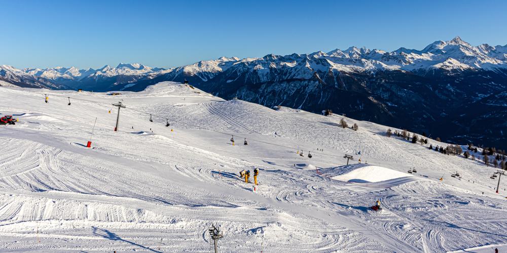 Crans Montana Skigebiet