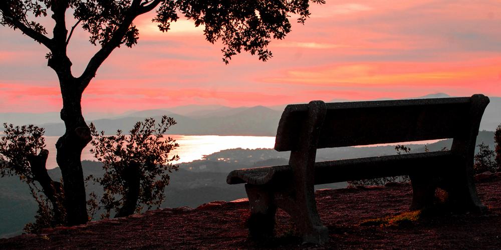 Zonsondergang in Agay