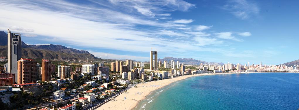 Strand bij Benidorm