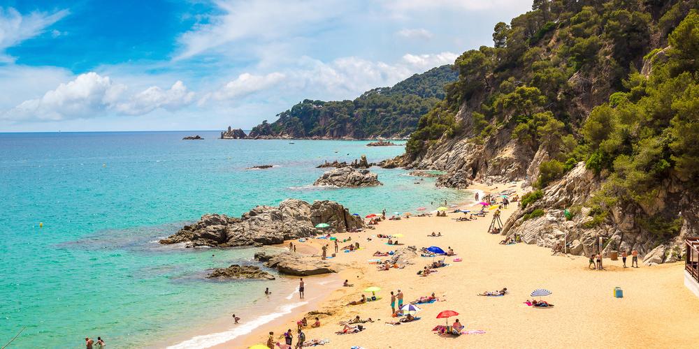 strand lloret de mar