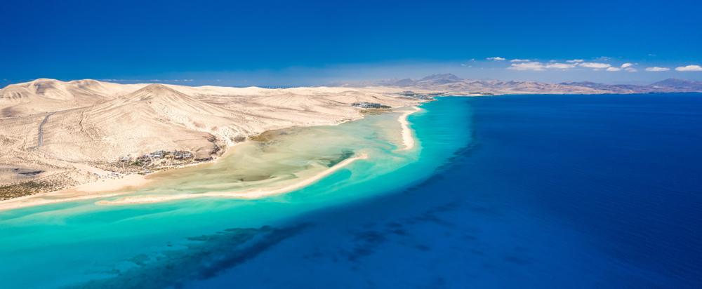 Luchtfoto van Playa de Sotavento