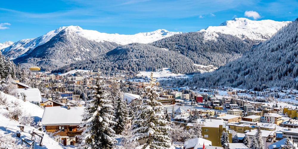 Zima w Davos