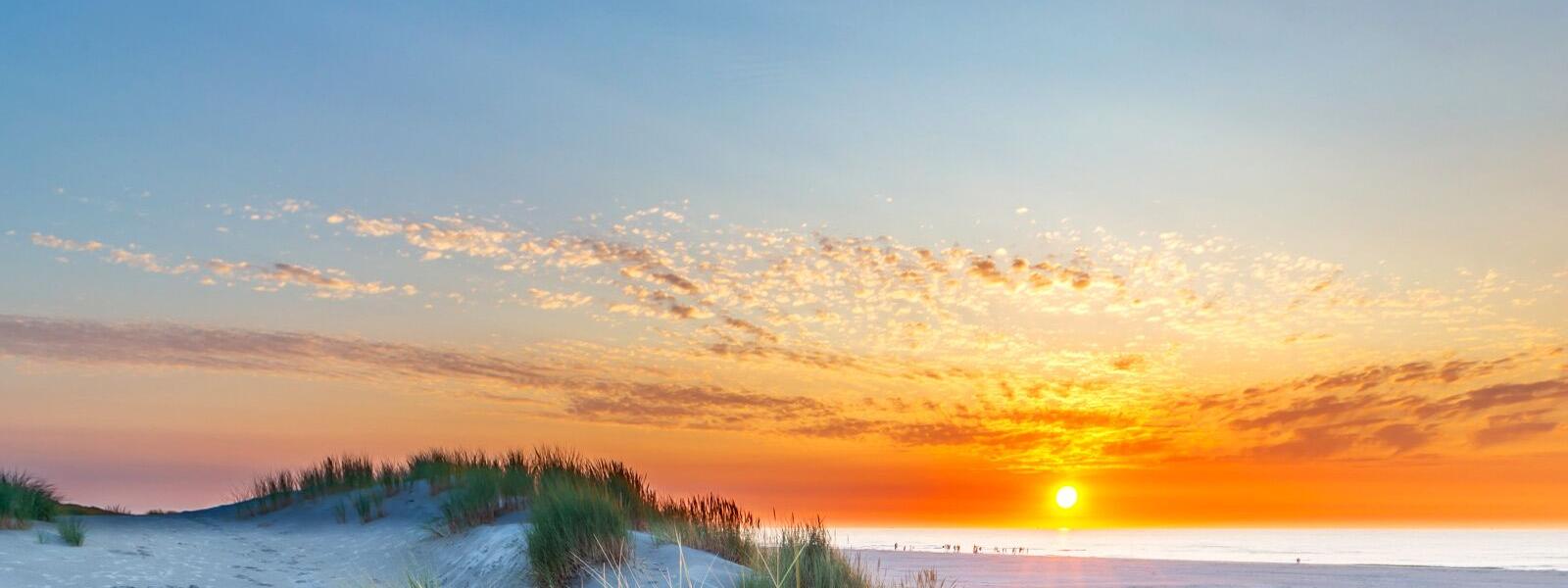 Sonnenuntergang auf der nordfriesischen Insel Sylt