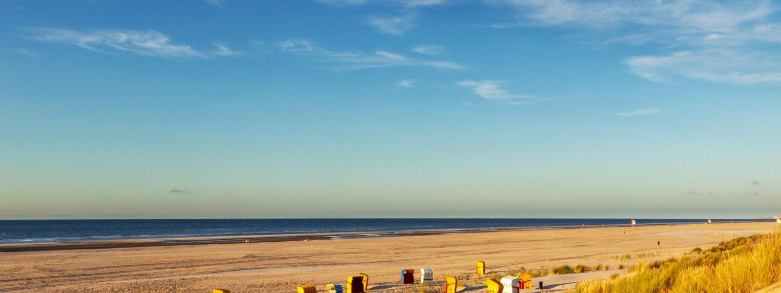 Strand auf der ostfriesischen Insel Juist