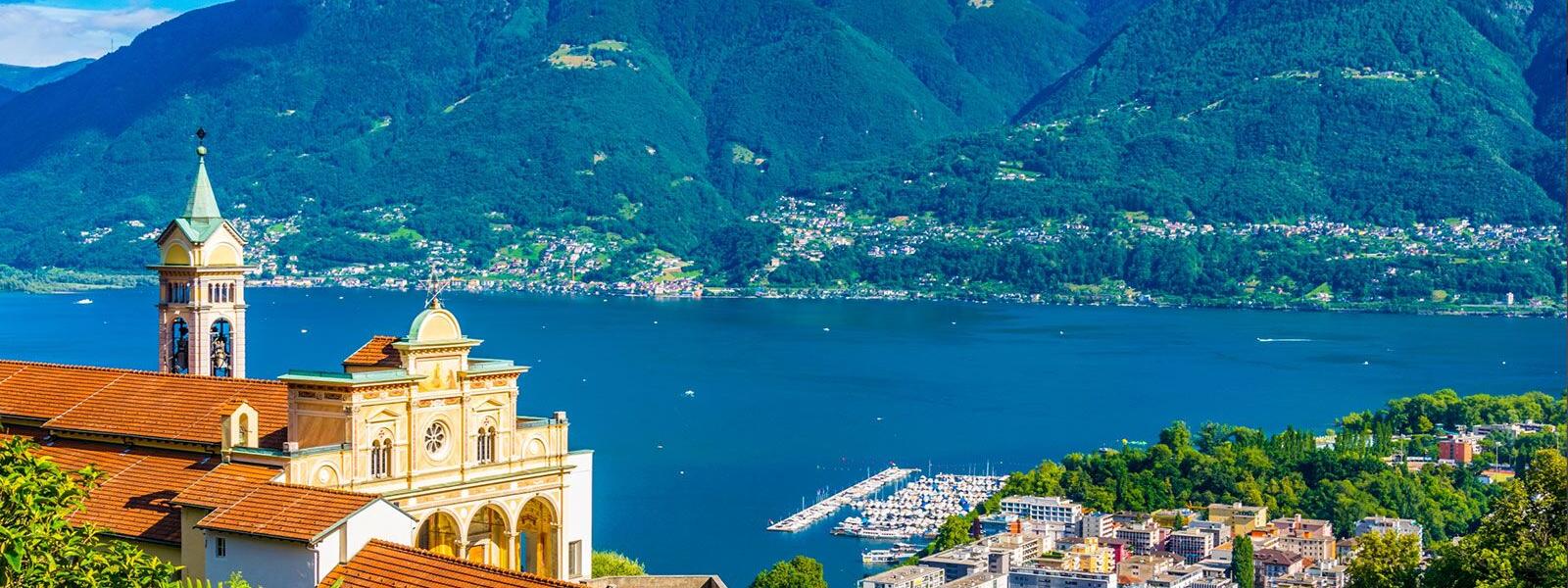 Locarno mit Blick auf den Lago Maggiore