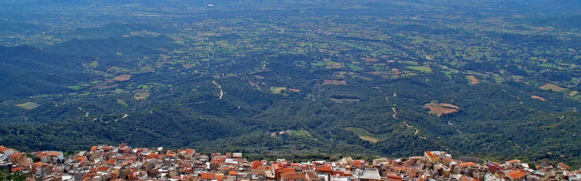 Baunei Aerial View