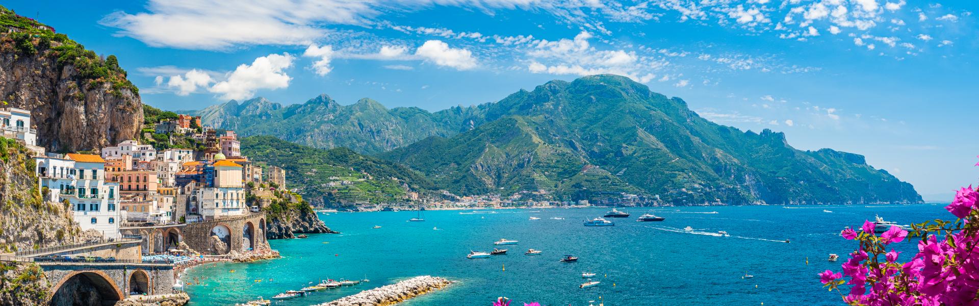 A Scenic View of Italian Riviera