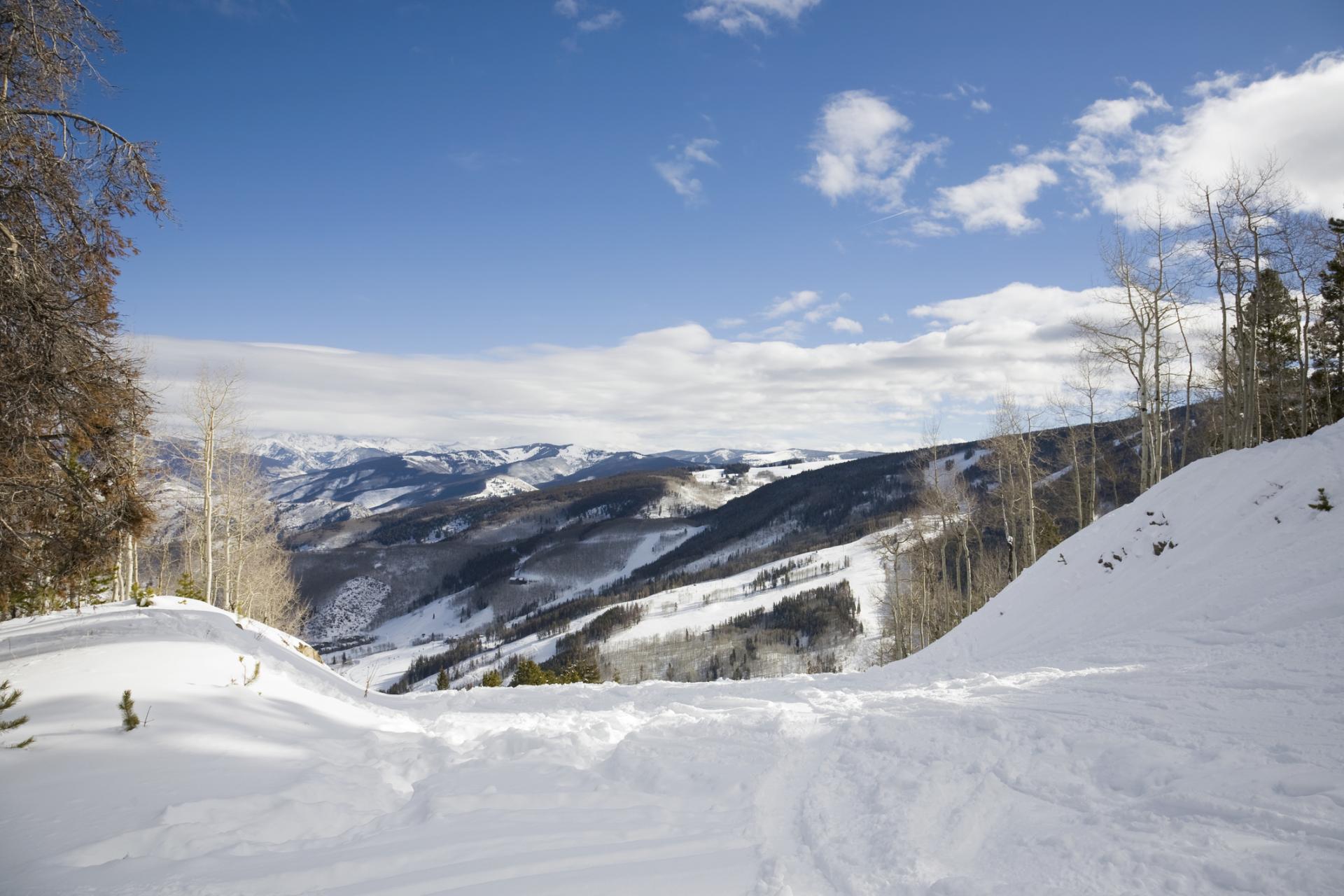 view from Beaver Creek ski resort