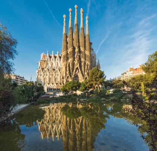 Sagrada Familia at Spain Barcelona