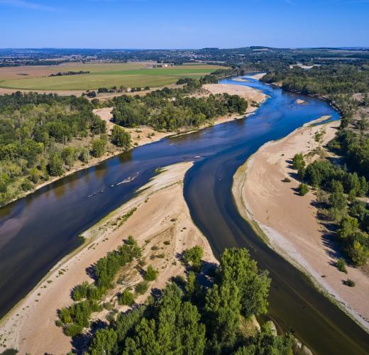 France, Nièvre (58), Nature Reserve of the Loire Valley near Pouilly-sur-Loire