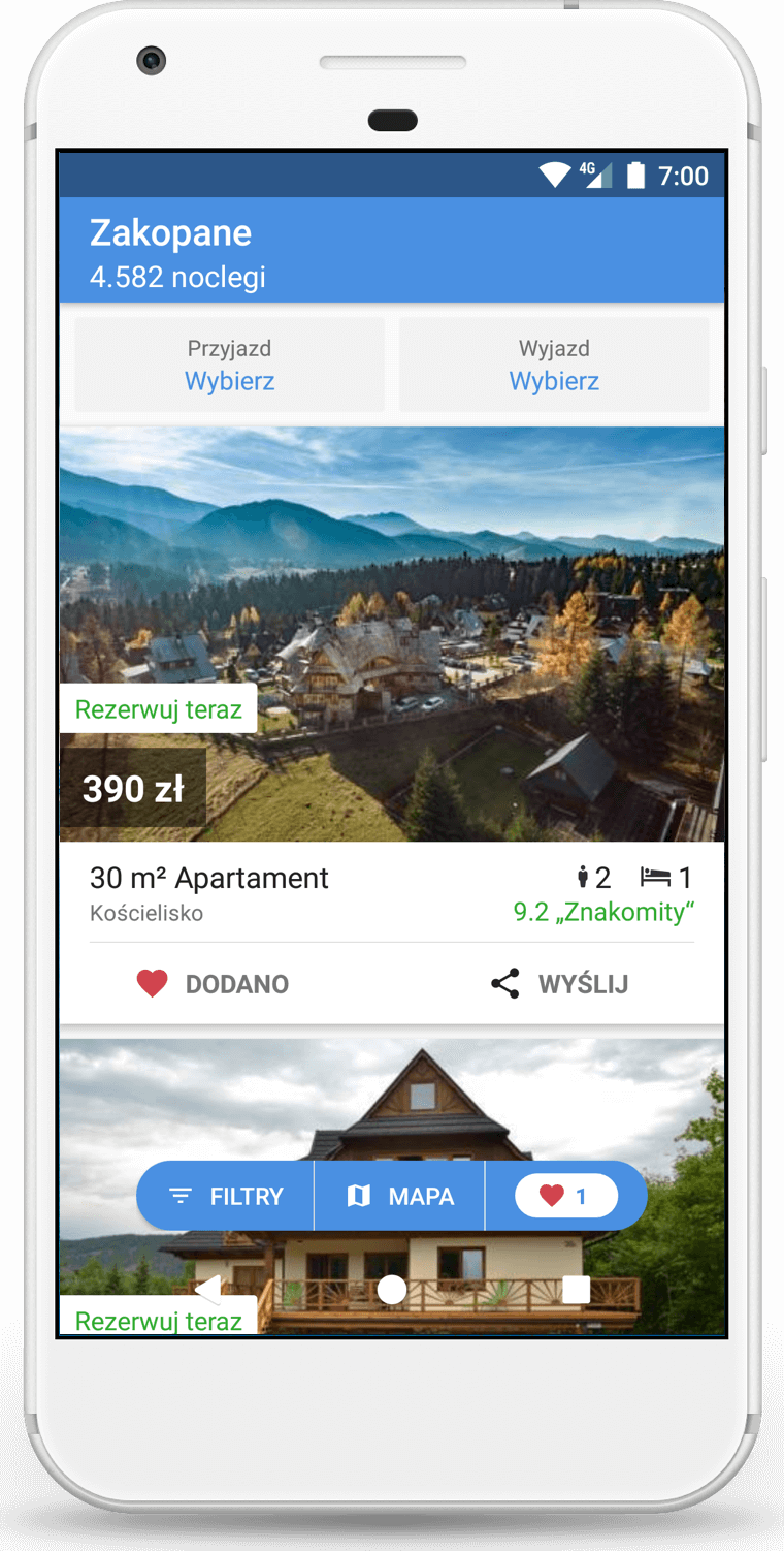 De HomeToGo App HomeToGo