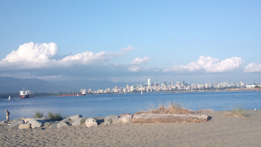 Looking Downtown from Spanish Banks