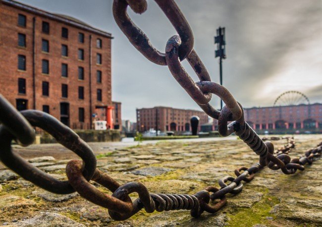 View of Liverpool's Albert Dock