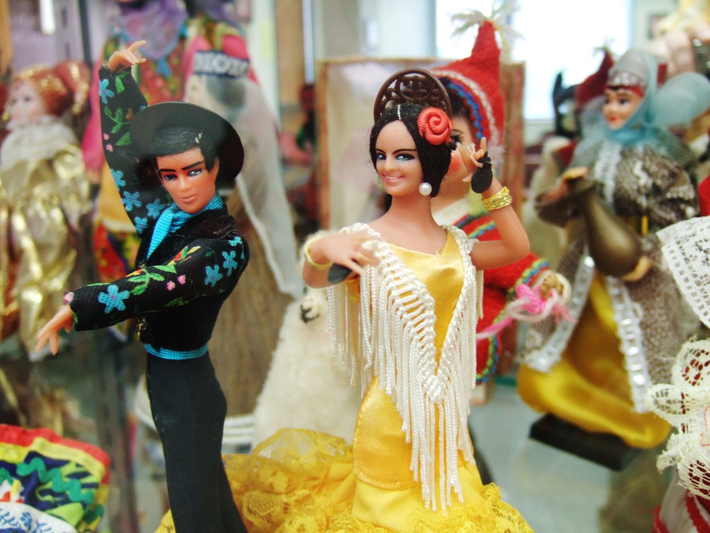 Flamenco tanzende Figuren