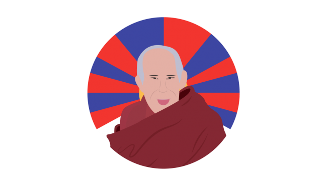 Begrüßung in Tibet