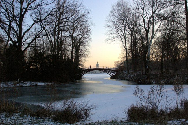 Schlosspark Charlottenburg in inverno
