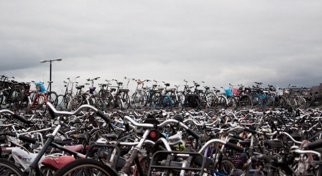 Bike parking in Amsterdam - cycling in Amsterdam