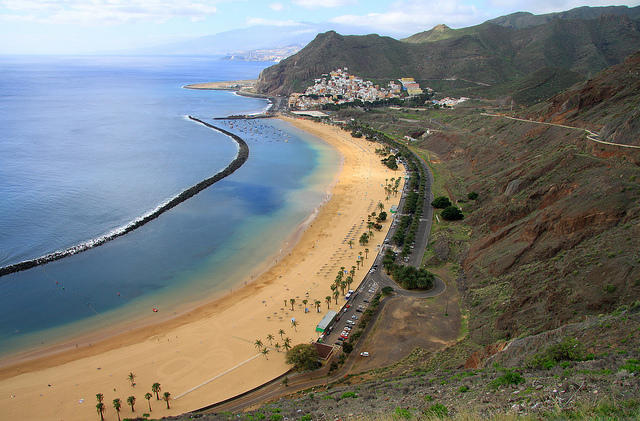Playa de Las Teresitas in Santa Cruz de Tenerife