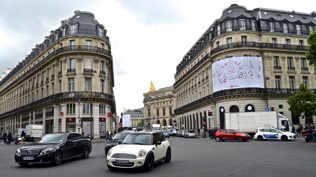 Cars on a Paris Street