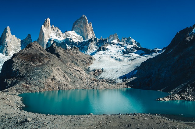 Eén van de meest prachtige nationale parken ter wereld in Patagonië met Cerro Chaltén als bergtop